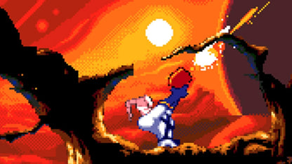 Earthworm Jim 2 for Super Nintendo side scrolling platformer featuring Earthworm Jim bizarre humor creative levels unique weapons and cartoon style gameplay