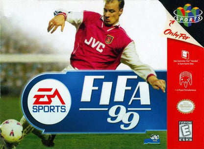 FIFA 99 cover art for Nintendo 64 N64 video game