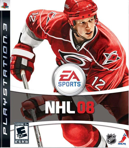 NHL 08 cover art for PlayStation 3 PS3 video game