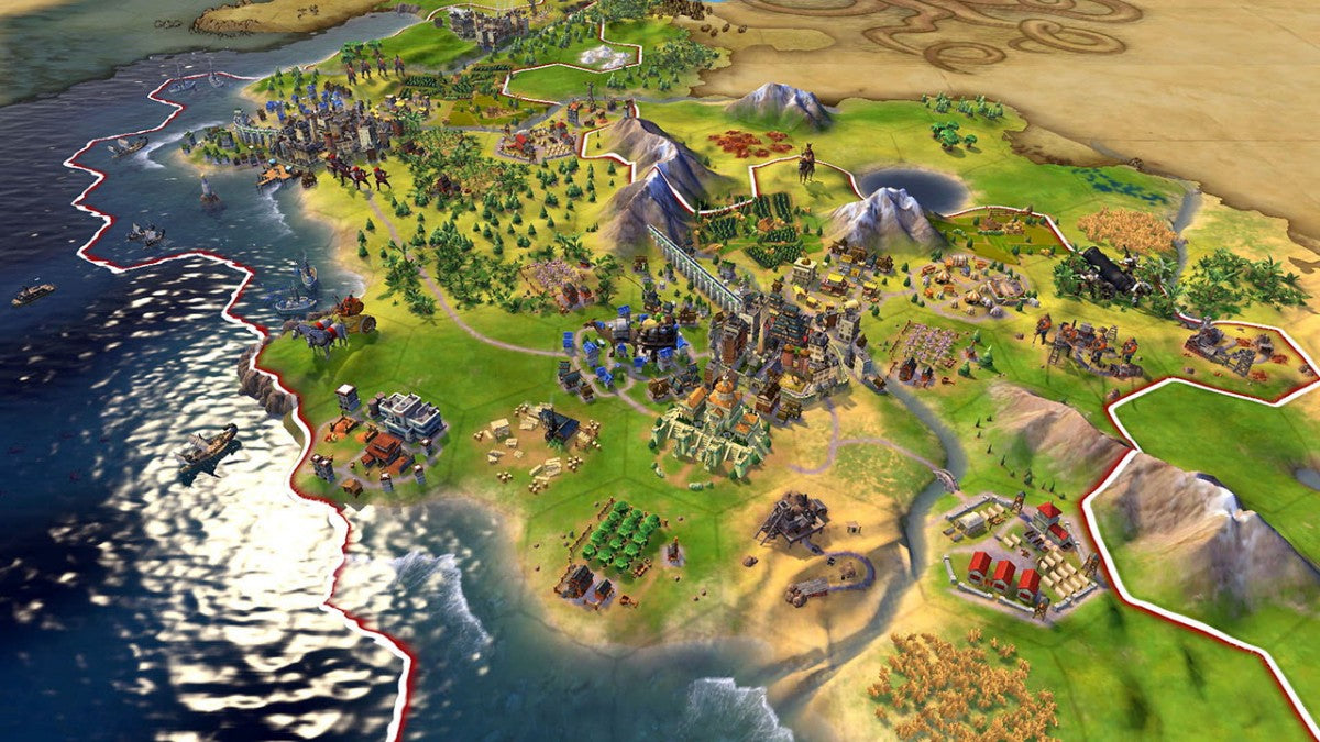 Sid Meier's Civilization VI for Nintendo Switch turn based strategy game featuring world civilization building diplomacy warfare technology progression and empire management gameplay