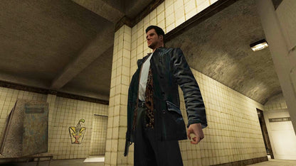 Max Payne PS2 Sony PlayStation 2 third person shooter noir action game bullet time slow motion combat gritty crime story revenge narrative Remedy Entertainment cinematic gameplay noir atmosphere retro gaming PlayStation 2 software video game title gameplay