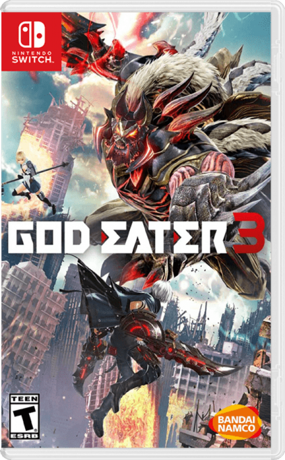God Eater 3 cover art for the Nintendo Switch (NS) video game
