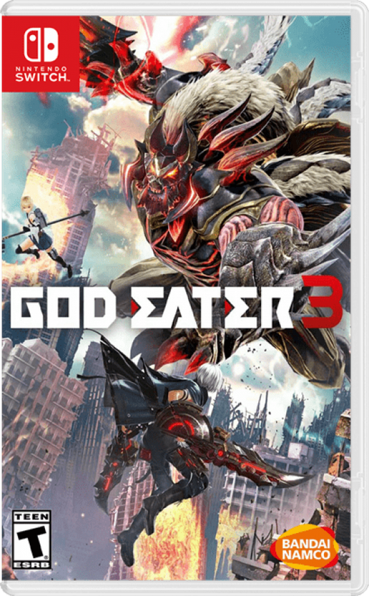 God Eater 3 cover art for the Nintendo Switch (NS) video game