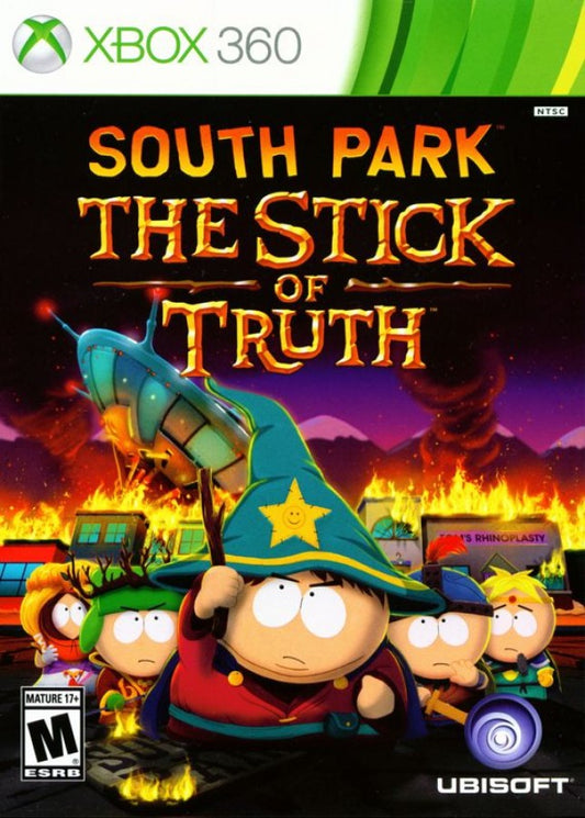 South Park: The Stick of Truth cover art for Xbox 360 (X360) role-playing video game