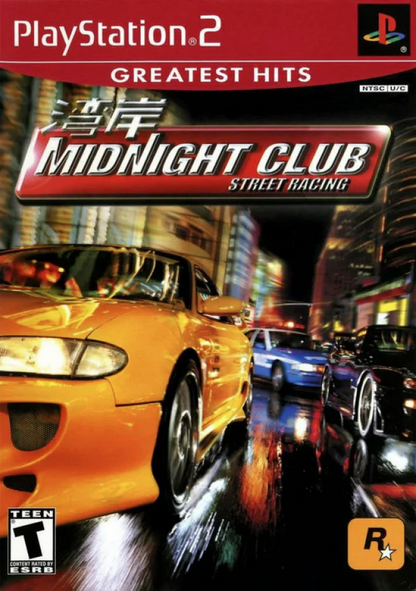 Midnight Club: Street Racing [Greatest Hits] – PlayStation 2 (PS2) street racing video game cover art