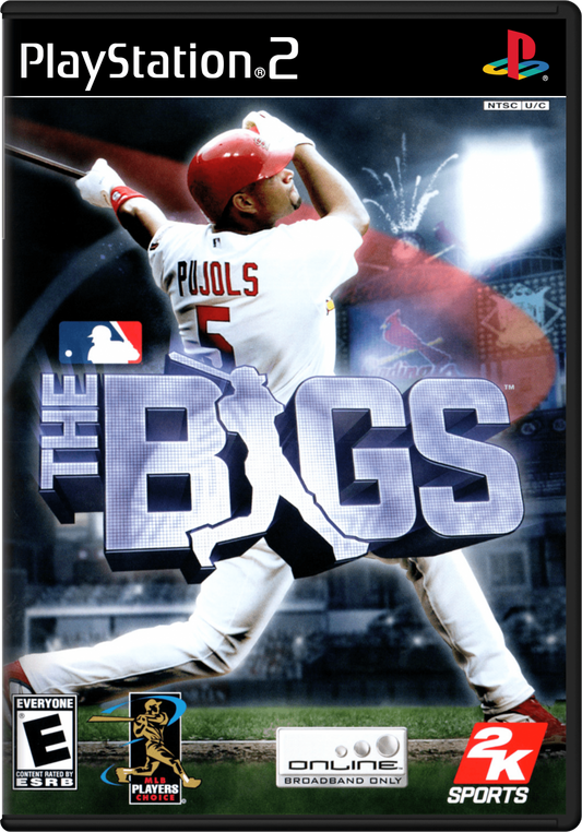 The Bigs – PlayStation 2 (PS2) video game cover image, arcade-style baseball.