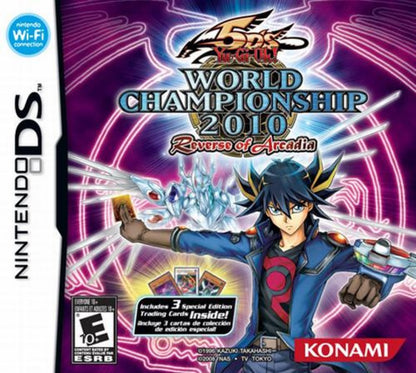 Yu-Gi-Oh! 5D's World Championship 2010: Reverse of Arcadia cover art for Nintendo DS (DS) card battle video game