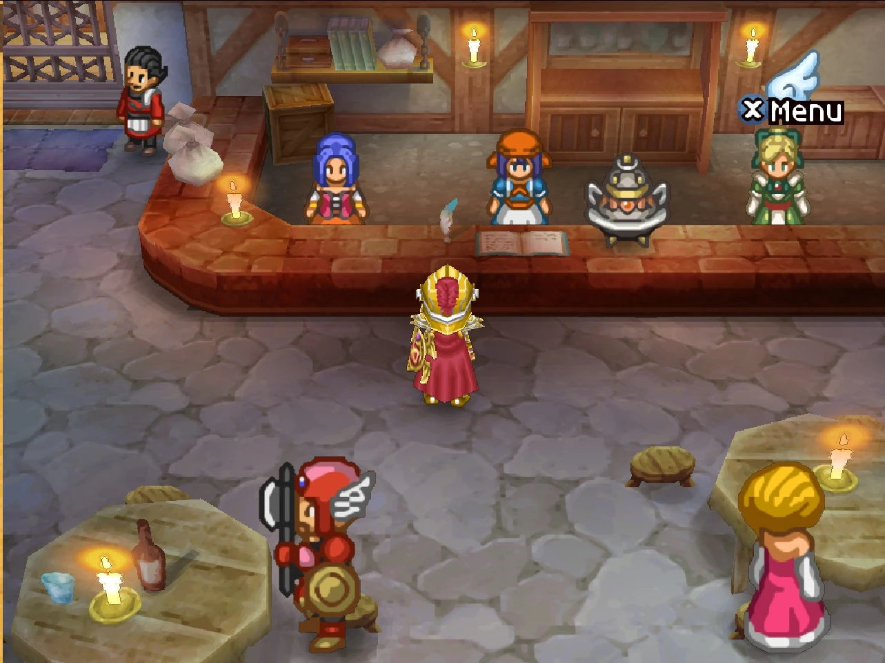 Dragon Quest IX Sentinels of the Starry Skies Nintendo DS video game, JRPG, fantasy adventure, turn-based combat, classic Dragon Quest gameplay