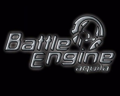 Battle Engine Aquila PlayStation 2 retro video game vehicular combat shooter title screen (2003)