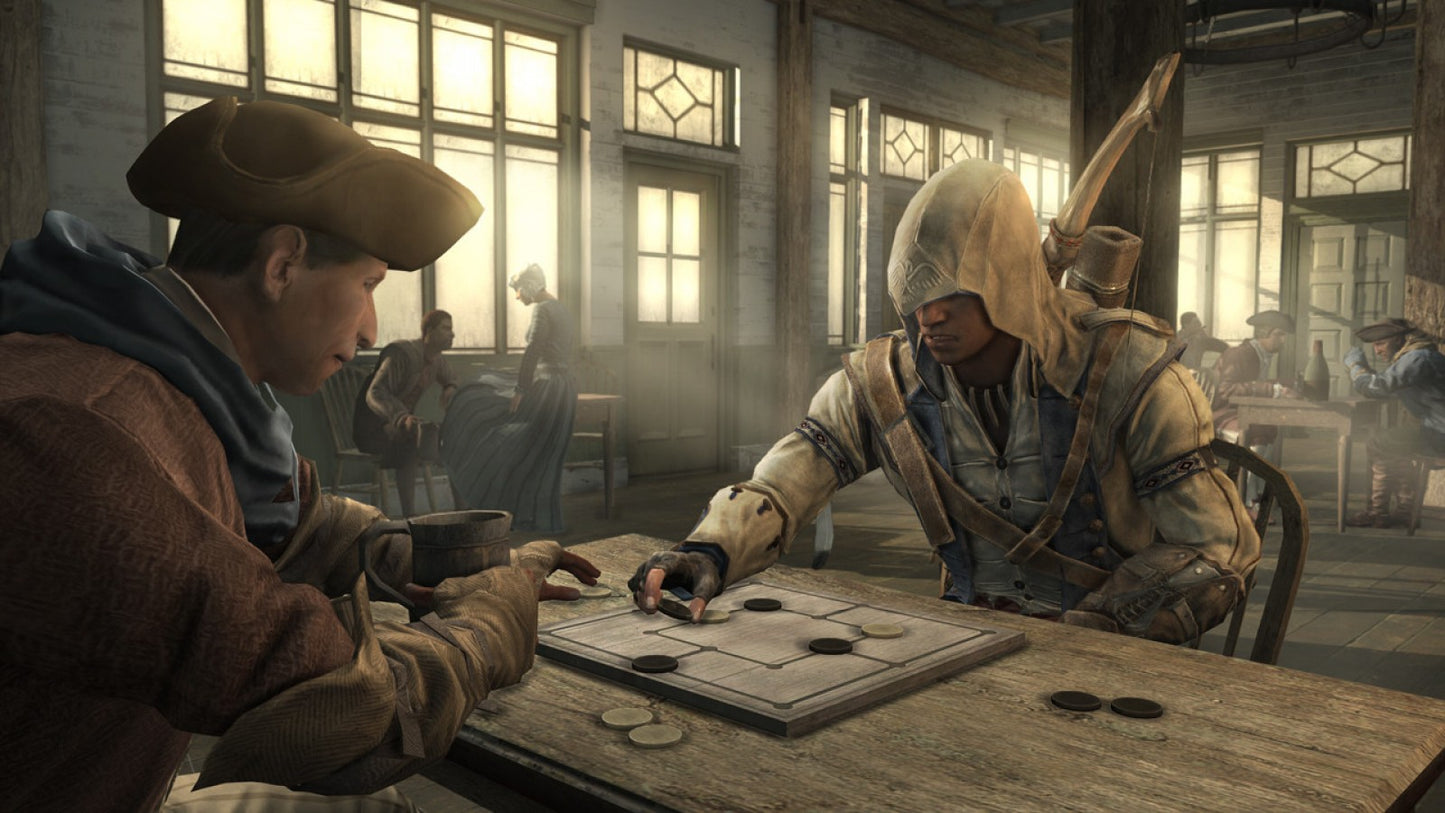 Assassins Creed III gameplay art for Nintendo Wii U WiiU video game 