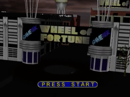 Wheel of Fortune title screen for Nintendo 64 (N64) video game