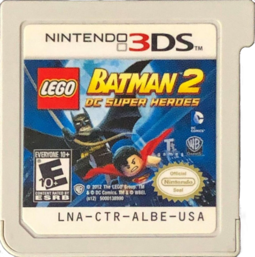 LEGO Batman 2: DC Super Heroes cartridge for Nintendo 3DS (3DS) action adventure video game