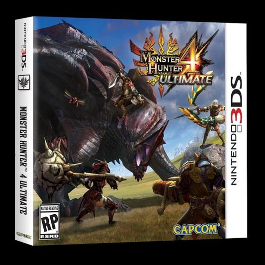 Monster Hunter 4 Ultimate cover art for Nintendo 3DS (3DS) video game