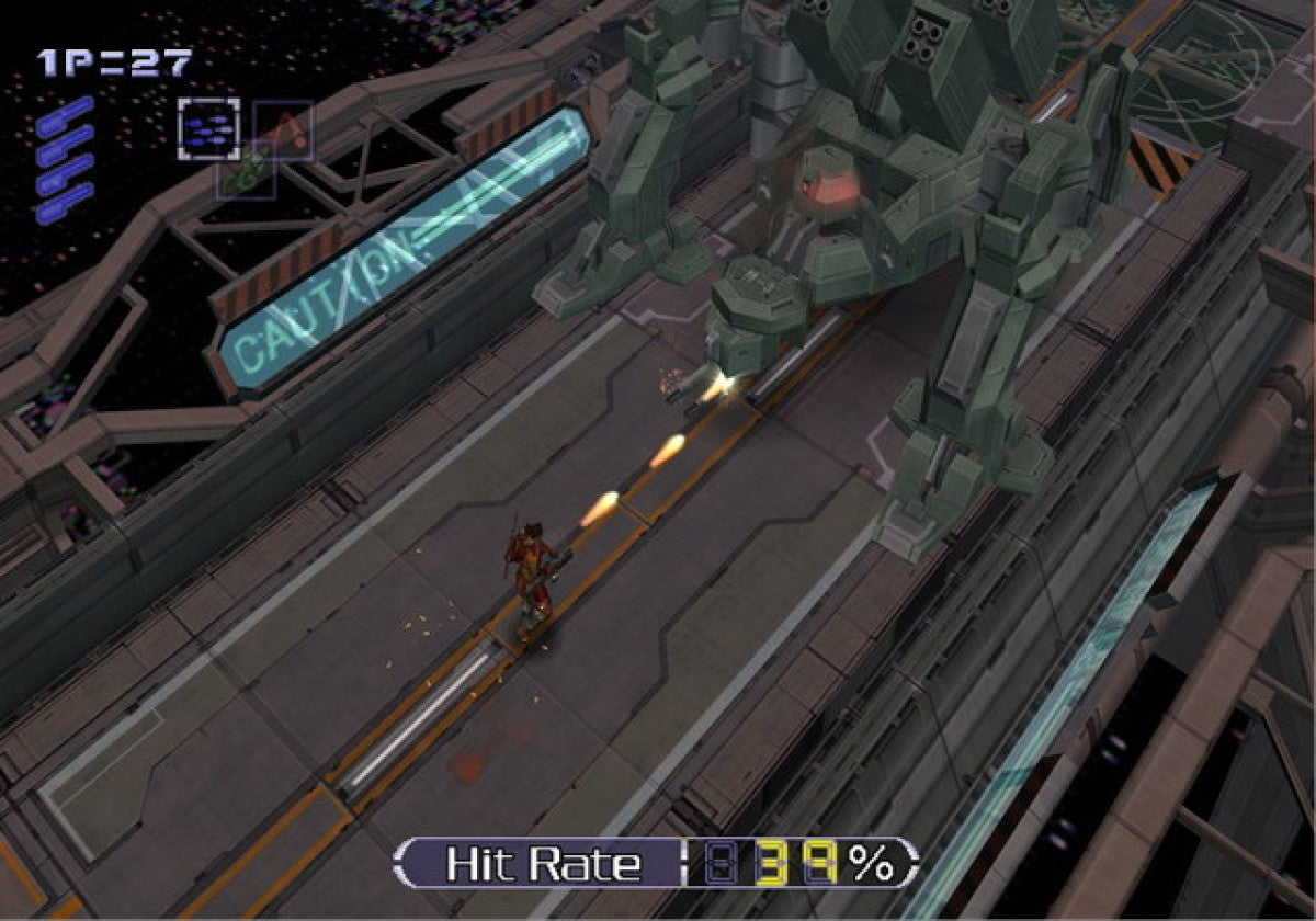 Neo Contra PS2 Sony PlayStation 2 run and gun action shooter Contra series arcade style top down and third person hybrid gameplay fast paced shooting enemy waves Konami co op action sci fi combat retro gaming PlayStation 2 software video game title gameplay