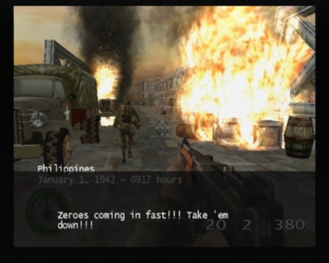 Medal of Honor: Rising Sun gameplay for GameCube (GC) World War II first-person shooter video game