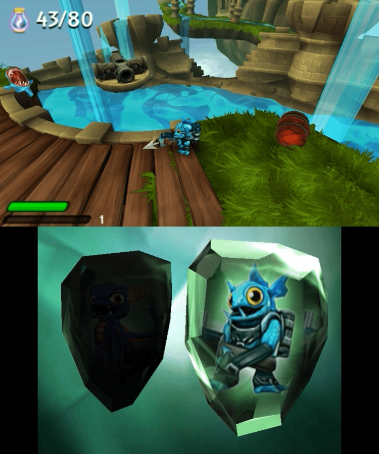 Skylanders: Spyro's Adventure gameplay for Nintendo 3DS (3DS) action adventure video game