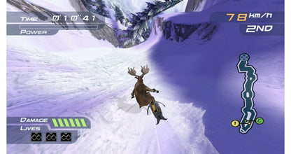 1080 Avalanche Nintendo GameCube fast-paced extreme snowboarding racing video game with trick system realistic courses avalanche escapes and multiplayer modes as the successor to 1080° Snowboarding retro gaming Nintendo GameCube classic gameplay screenshot