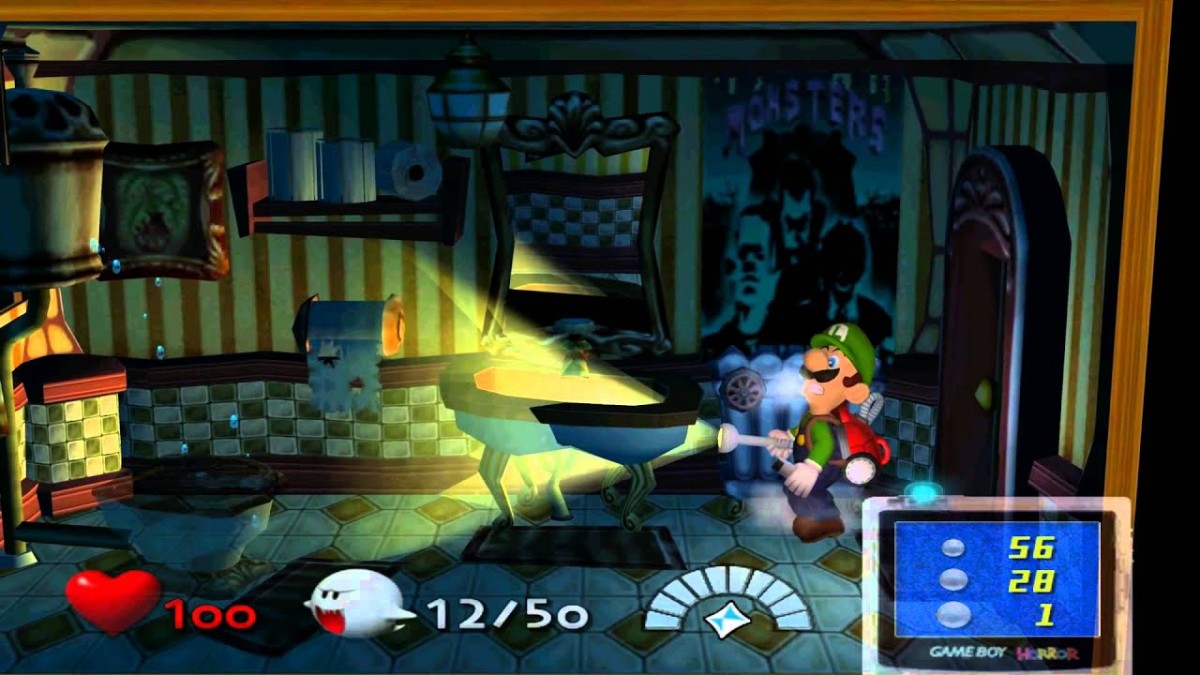 Luigi’s Mansion Player’s Choice for GameCube with ghost-catching adventure and spooky mansion exploration gameplay