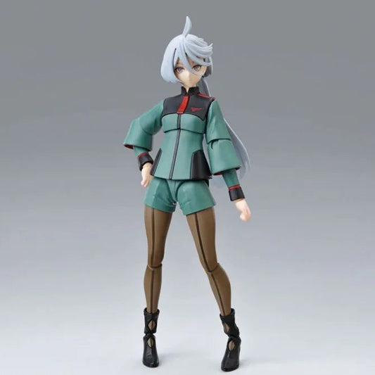 Miorine Rembran Figure rise Standard Bandai Hobby model kit from Gundam The Witch from Mercury anime buildable character figure detailed plastic kit collectible display piece school uniform pilot character figure for fans