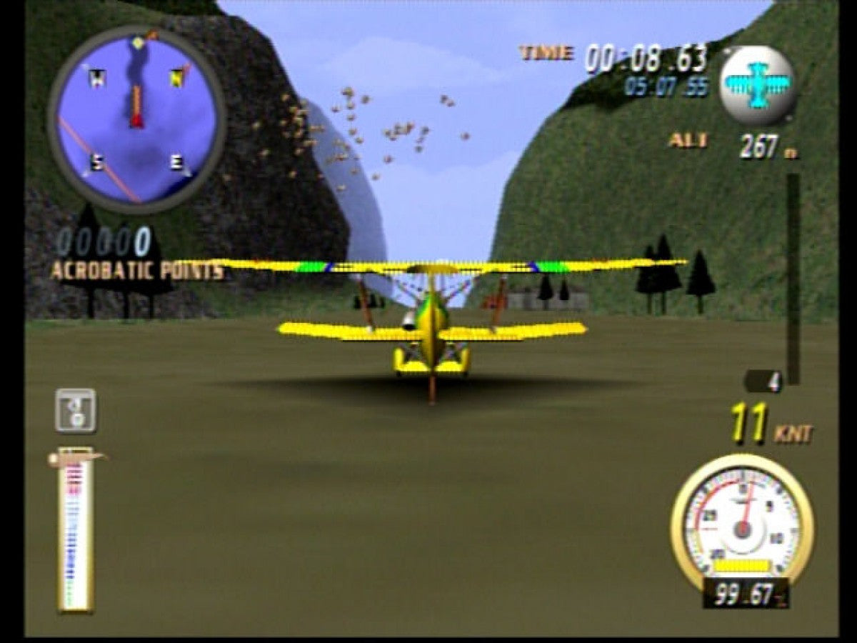 Sky Odyssey PS2 PlayStation 2 flight adventure simulation game retro video game gameplay
