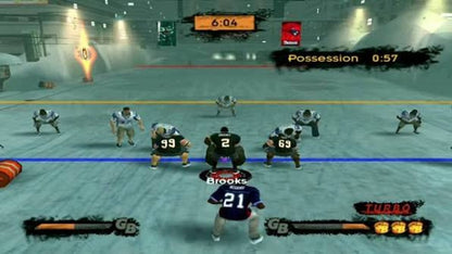 NFL Street 3 PlayStation 2 PS2 for arcade style football video game fans featuring fast paced street football action NFL players trick moves aggressive tackles special moves team customization game modes multiplayer competition urban football environments and classic EA Sports gameplay collectible gaming appeal gameplay