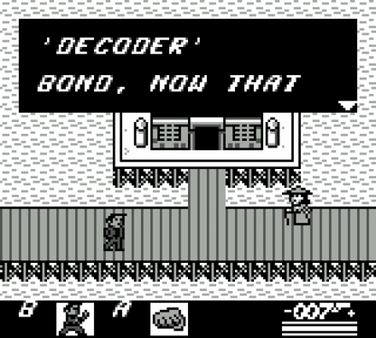James Bond 007 Nintendo Game Boy GB for retro video game enthusiasts featuring action adventure gameplay espionage missions puzzle solving turn based inspired combat gadget based exploration classic handheld gaming and collectible gaming appeal gameplay