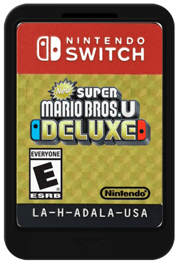New Super Mario Bros U Deluxe cartridge for Nintendo Switch NS video game