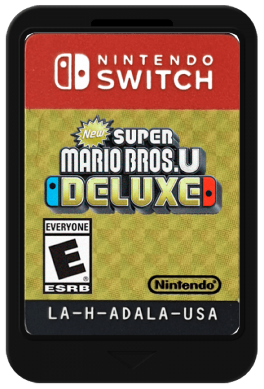 New Super Mario Bros U Deluxe cartridge for Nintendo Switch NS video game