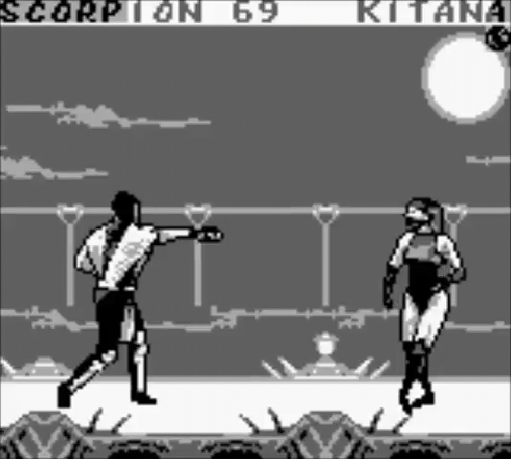 Mortal Kombat II Game Boy GB for retro video game enthusiasts featuring classic fighting gameplay one on one arcade combat iconic characters special moves tournament battles handheld action and collectible gaming appeal gameplay