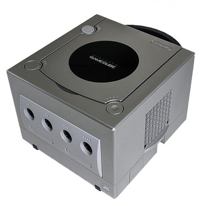 Nintendo GameCube Platinum console with third party controller GC