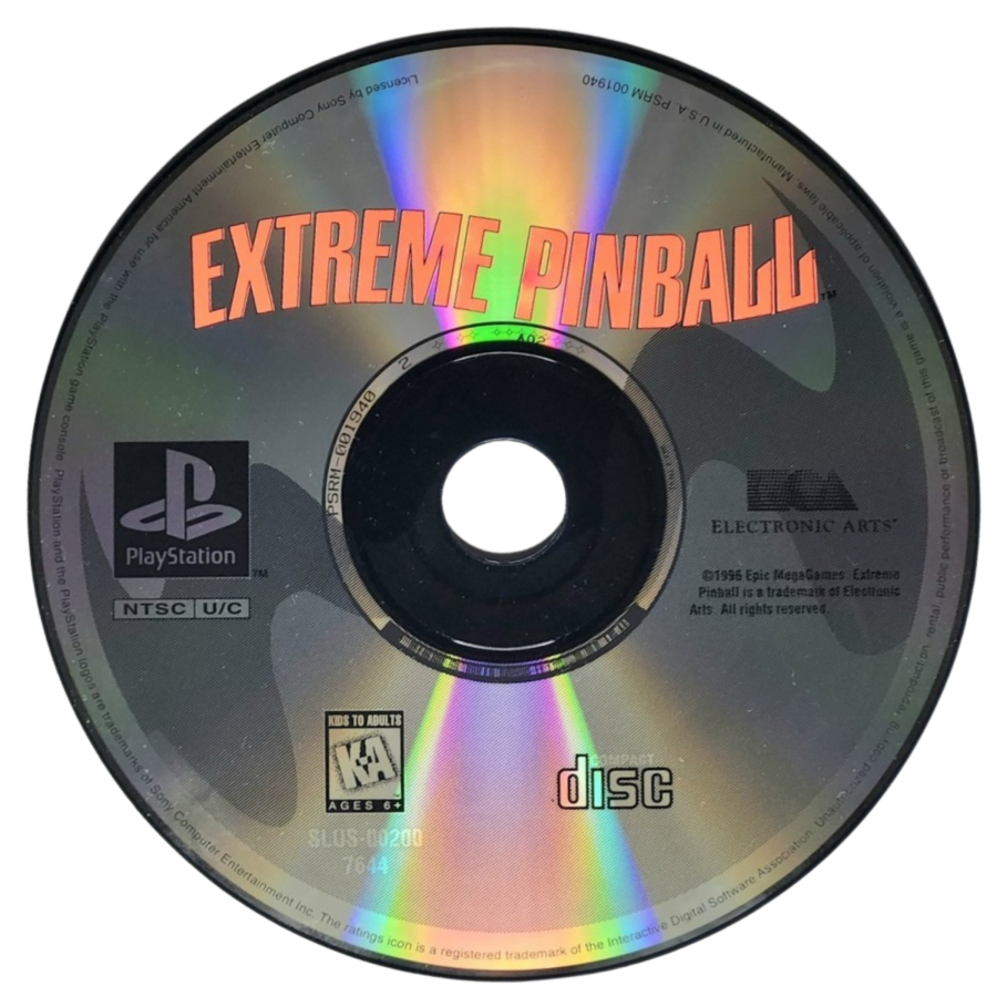 Spin Jam PlayStation 1 game featuring futuristic paddle ball sports gameplay, fast-paced arcade action, and competitive multiplayer matches disc