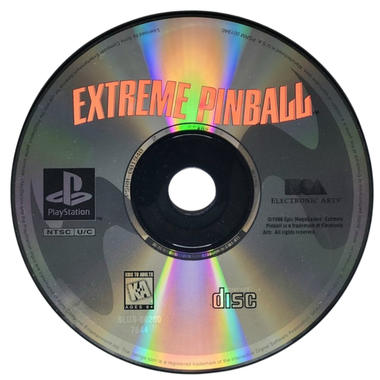 Spin Jam PlayStation 1 game featuring futuristic paddle ball sports gameplay, fast-paced arcade action, and competitive multiplayer matches disc