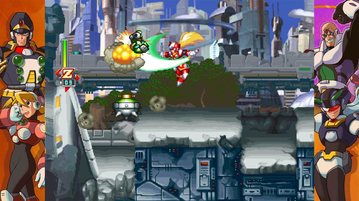 Mega Man X Legacy Collection 1+2 – PlayStation 4 (PS4) video game gameplay, action platformer game