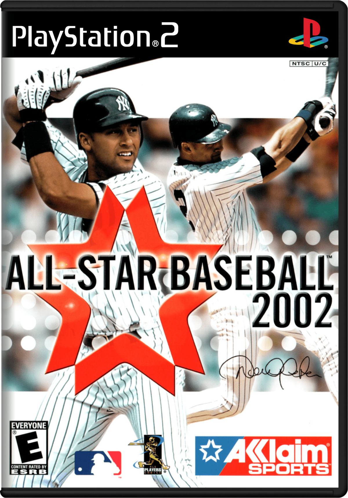 All-Star Baseball 2002 PS2 sports baseball video game cover art.