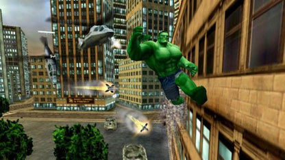 The Incredible Hulk: Ultimate Destruction – PlayStation 2 (PS2) video game gameplay, open-world action superhero game.