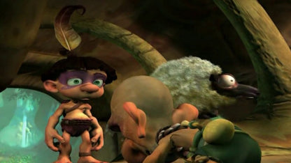 Tak and the Power of Juju PlayStation 2 PS2 for retro video game enthusiasts featuring action adventure platforming gameplay magical Juju powers colorful tribal world exploration puzzle solving humorous characters platforming challenges and collectible gaming appeal gameplay