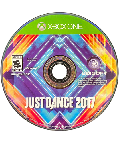 Just Dance 2017 Xbox One for retro video game enthusiasts featuring rhythm and dance gameplay popular music tracks motion based choreography multiplayer party modes energetic performances family friendly entertainment and collectible gaming appeal disc 
