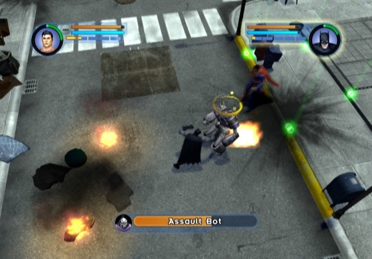 Justice League Heroes gameplay for Playstation 2 video game