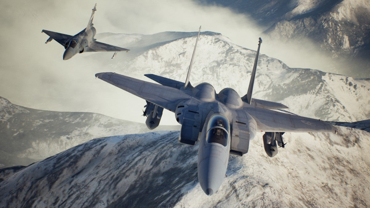 Ace Combat 7 Skies Unknown PS4 Sony PlayStation 4 flight combat simulator jet fighter aerial dogfights realistic aircraft missions story campaign Bandai Namco arcade flight gameplay VR support PlayStation 4 software video game title gameplay