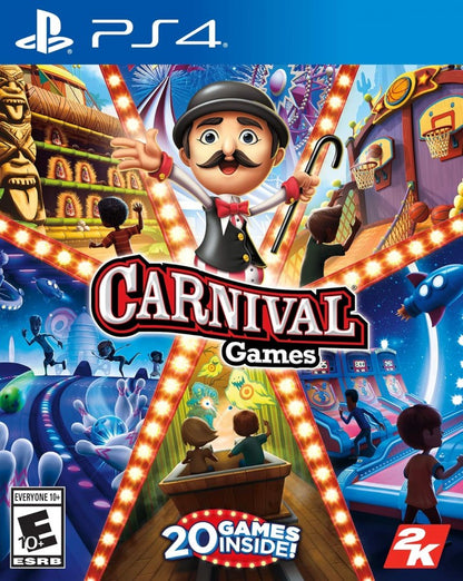 Carnival Games cover art for PlayStation 4 (PS4) party mini-game collection