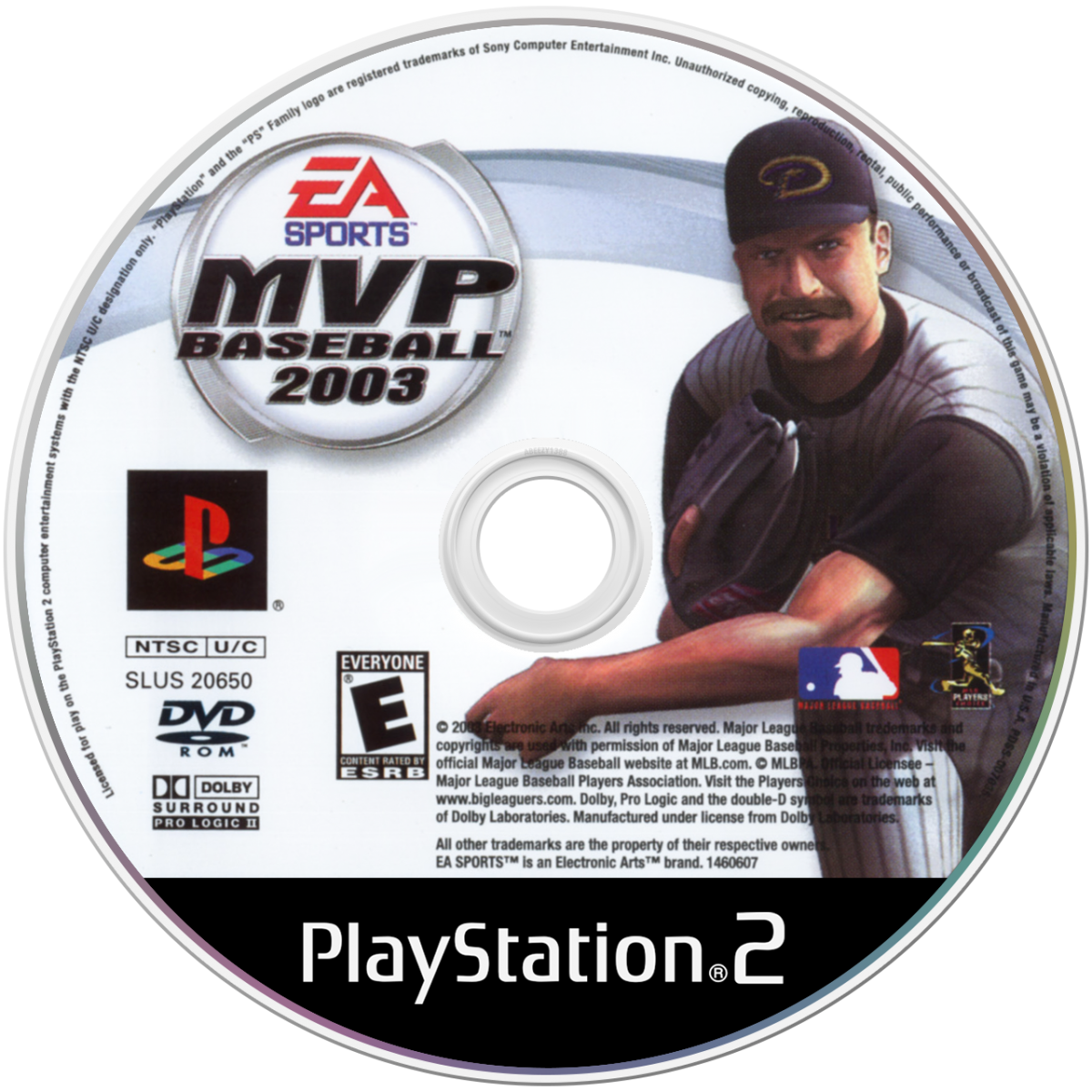 MVP Baseball 2003 – PlayStation 2 (PS2) baseball sports video game disc
