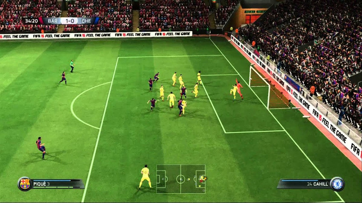 FIFA 15 Xbox One for sports video game fans featuring realistic soccer gameplay authentic teams and players advanced ball control mechanics career mode ultimate team online multiplayer competitive matches immersive stadium atmosphere and next generation football experience collectible gaming appeal gameplay