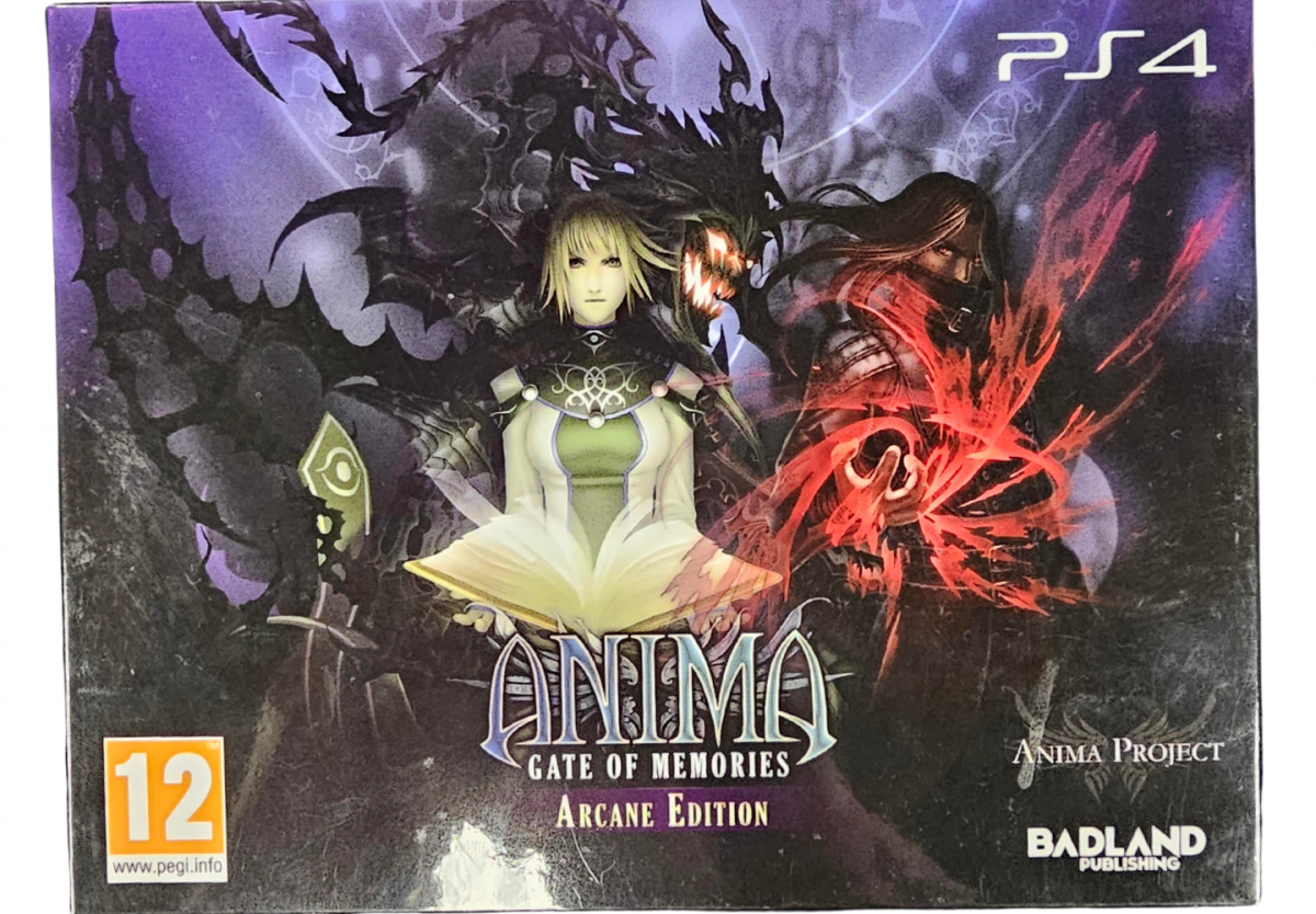 Anima Gate of Memories Arcane Edition PAL PlayStation 4 PS4 for action role playing video game fans featuring dark fantasy exploration fast paced combat magical abilities character progression challenging enemies mysterious worlds anime inspired visuals and Arcane Edition collectible content collectible gaming appeal box art