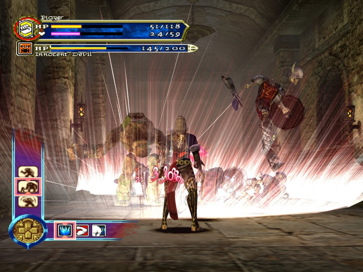 Castlevania: Curse of Darkness for PlayStation 2 with gothic action-adventure and vampire-hunting theme gameplay