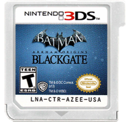 Batman: Arkham Origins Blackgate cartridge for Nintendo 3DS (3DS) action adventure video game