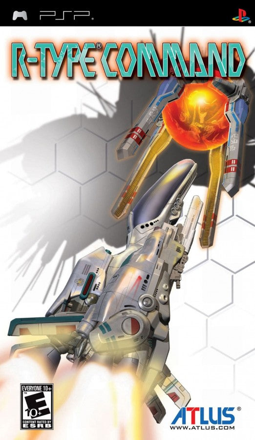 R-Type Command PlayStation Portable PSP for strategy video game fans featuring turn based space warfare tactical fleet battles iconic R-Type spacecraft sci fi campaign strategic mission planning alien enemy encounters deep combat mechanics collectible gaming appeal front cover art
