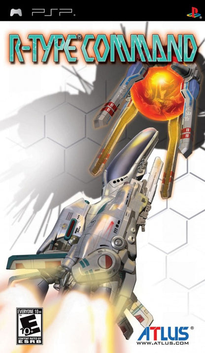 R-Type Command PlayStation Portable PSP for strategy video game fans featuring turn based space warfare tactical fleet battles iconic R-Type spacecraft sci fi campaign strategic mission planning alien enemy encounters deep combat mechanics collectible gaming appeal front cover art