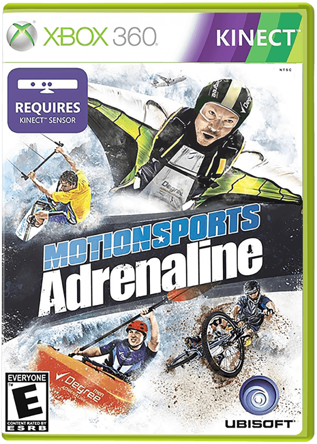 MotionSports: Adrenaline cover art for Xbox 360 (X360) motion-controlled extreme sports video game
