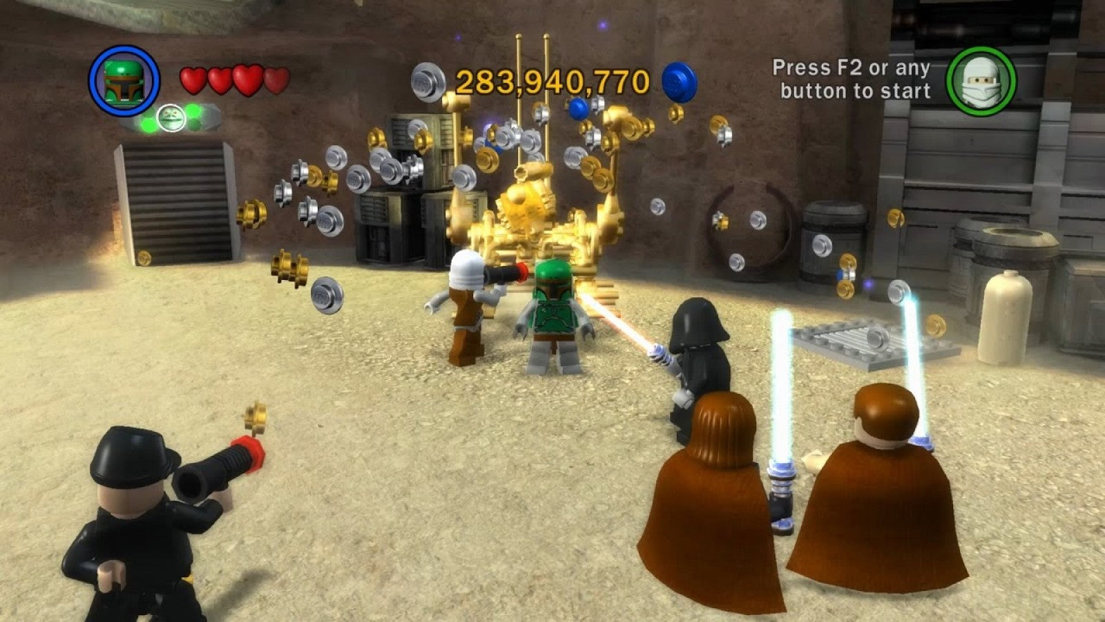 LEGO Star Wars: The Complete Saga Greatest Hits edition for PlayStation 3 action adventure game featuring Episodes I–VI co op gameplay unlockable characters puzzles family friendly multiplayer gamepaly 