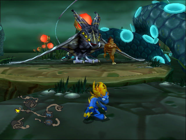 Scaler PlayStation 2 PS2 for action platforming video game fans featuring colorful 3D platforming gameplay shape shifting lizard hero fast paced combat puzzle solving vibrant fantasy worlds collectible upgrades challenging levels family friendly adventure collectible gaming appeal gameplay
